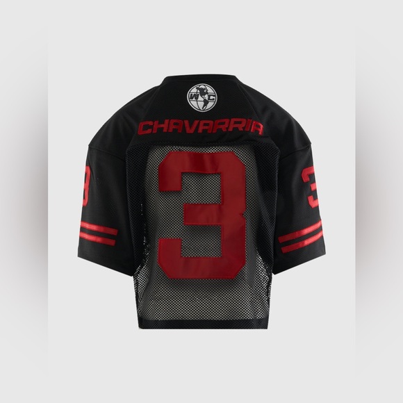 Willy Chavarria men’s mesh football jersey size L - Picture 3 of 13